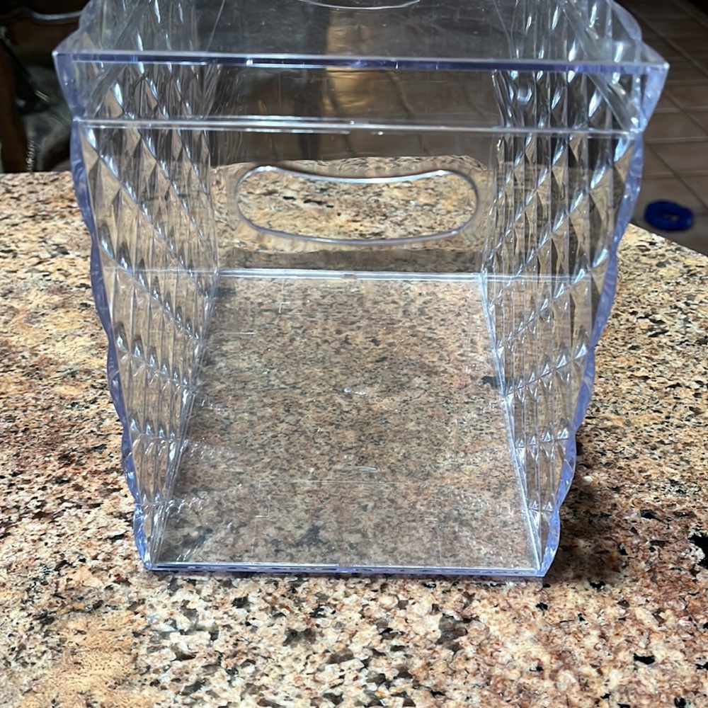 Lucite Like Storage Container - Picture 4 of 4